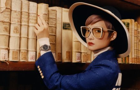 Chris Lee Gets Studious for Gucci Timepieces + Jewelry Campaign Chris Lee stars in Gucci Timepieces + Jewelry fall-winter 2019 campaign