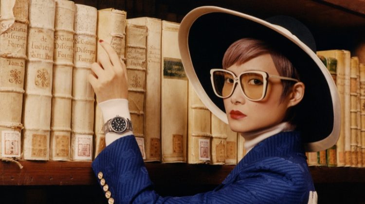 Chris Lee Gets Studious for Gucci Timepieces + Jewelry Campaign