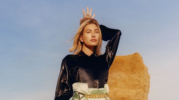 Hailey Baldwin Poses in Americana Styles for W Magazine