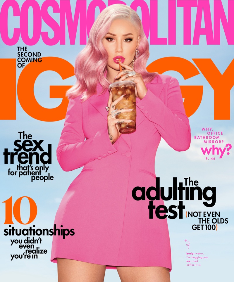 Iggy Azalea on Cosmopolitan September 2019 Cover