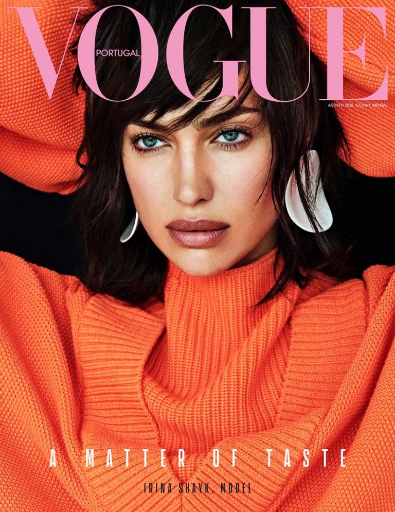 Irina Shayk Vogue Portugal 2019 Cover Fashion Editorial
