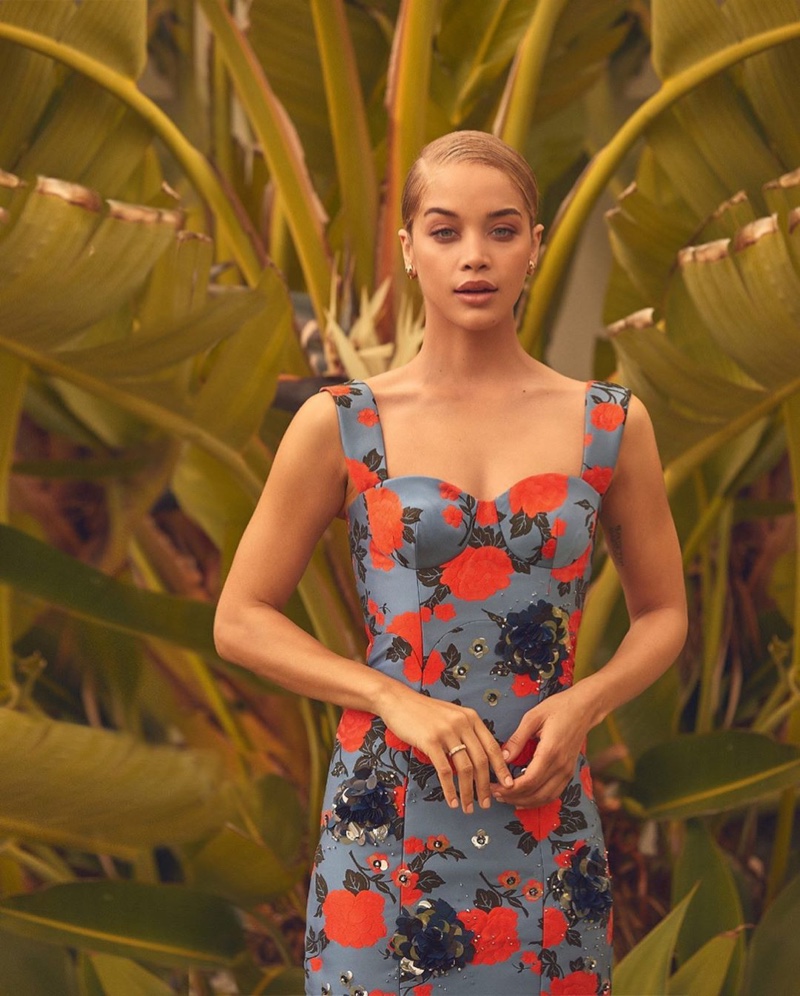 Jasmine sanders hello fashion cover photoshoot