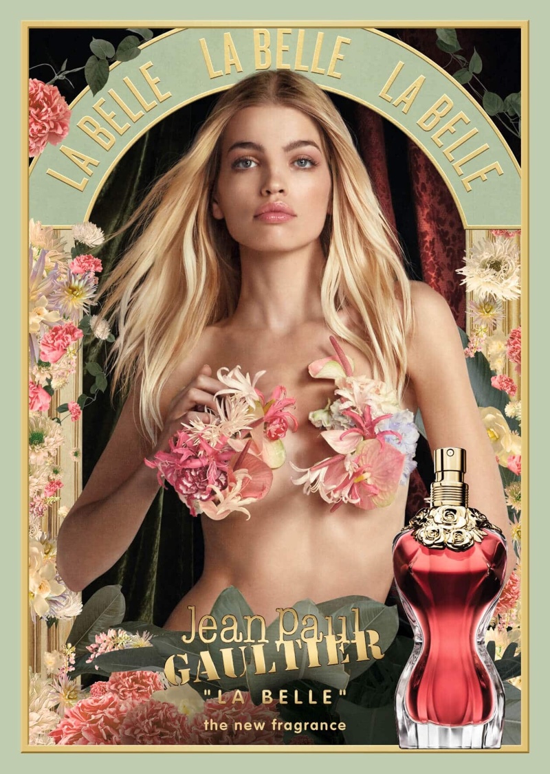 Daphne Groeneveld stars in Jean Paul Gaultier Belle fragrance campaign