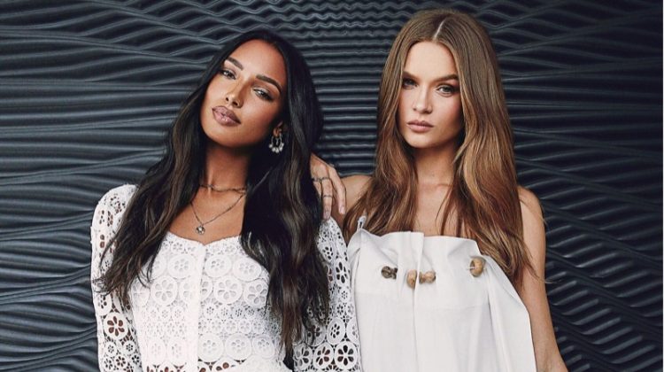 Josephine Skriver & Jasmine Tookes Link Up for Hamptons Magazine