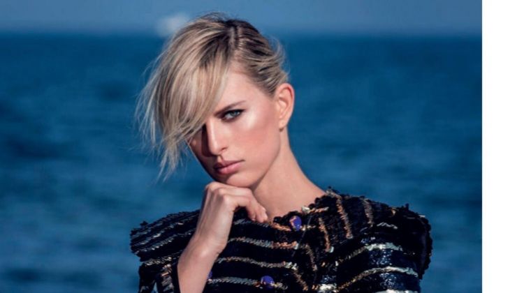 Karolina Kurkova Turns Up the Glam Factor in ELLE Italy