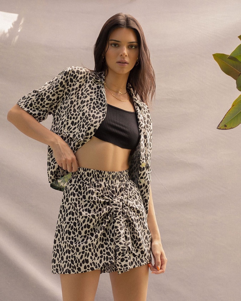 Kendall Jenner embraces print for Kendall + Kylie summer 2019 campaign