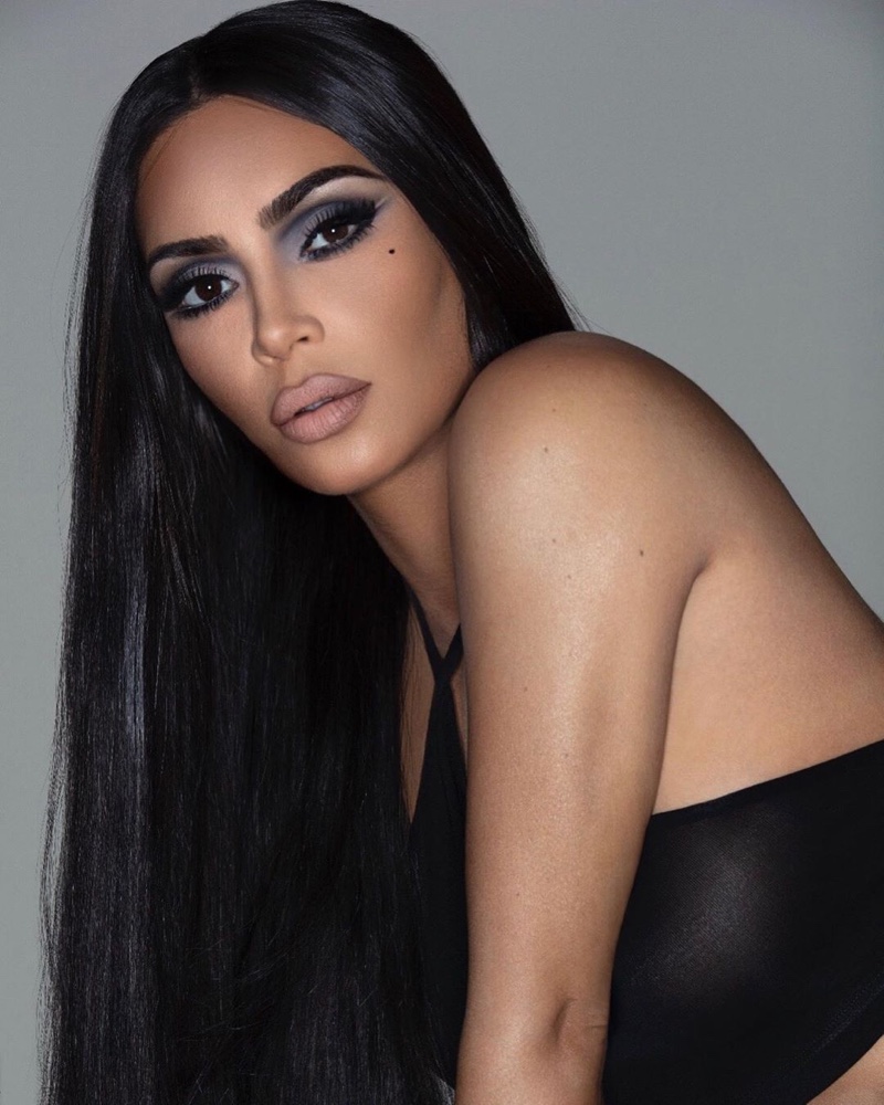 Kim Kardashian channels 90's era makeup for KKW Beauty Mattes campaign