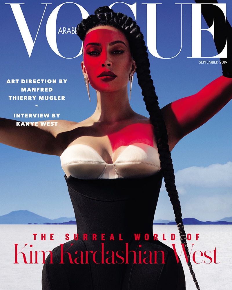 Kim Kardashian on Vogue Arabia September 2019 Cover
