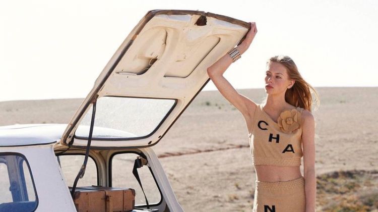 Lauren de Graaf Hits the Road in Chanel for Lula Magazine