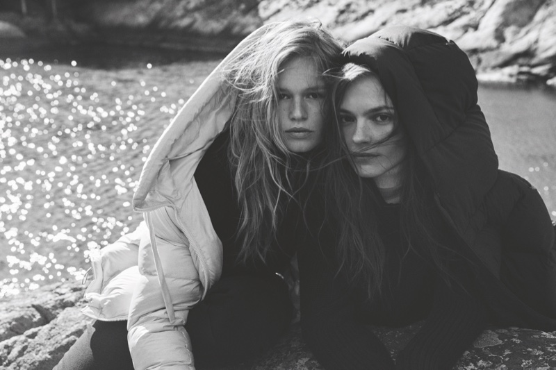 Anna Ewers and Mina Cvetkovic front Marc O'Polo fall-winter 2019 campaign