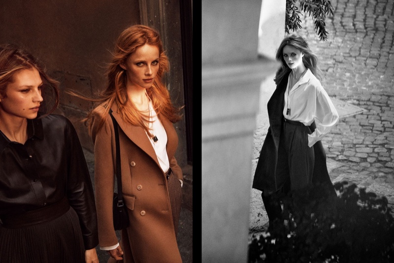 An image from Massimo Dutti's fall 2019 advertising campaign