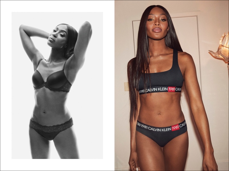 Naomi Campbell stars in Calvin Klein #MyCalvins Underwear fall-winter 2019 campaign 