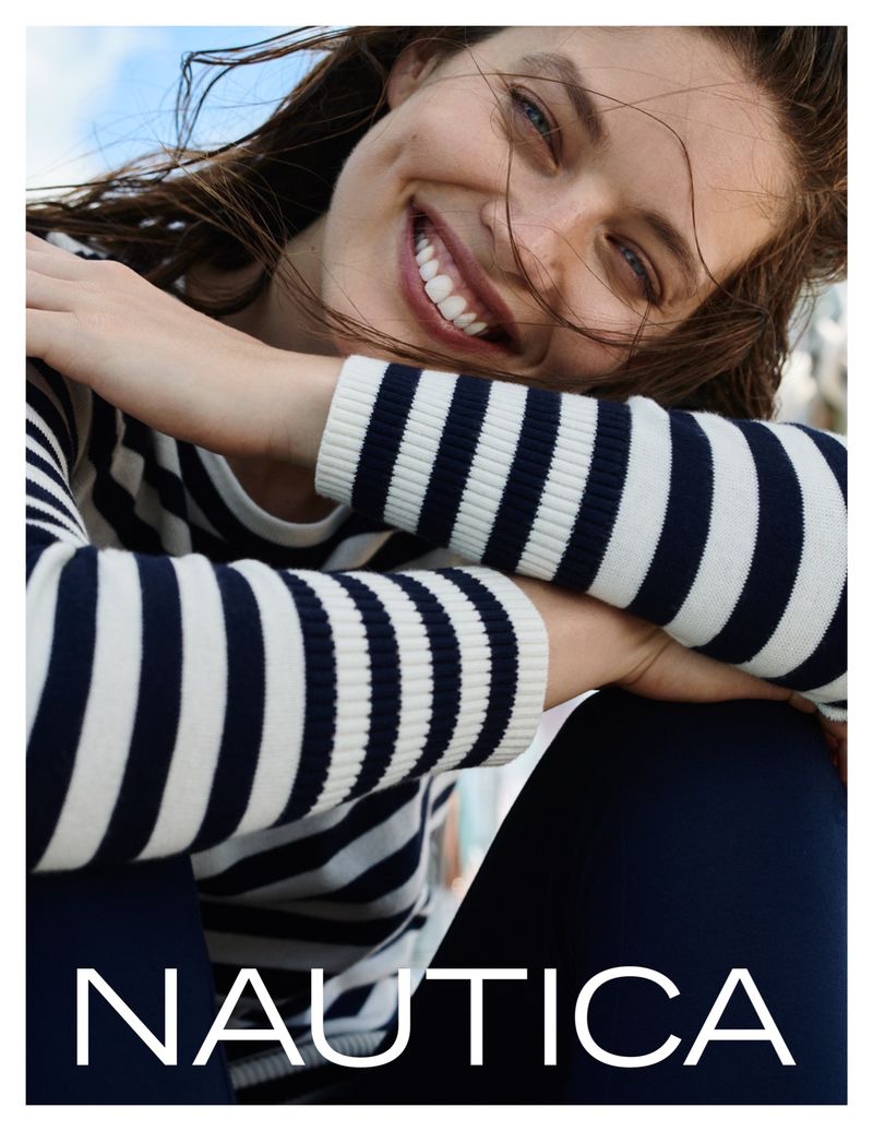 Model Emily DiDonato is all smiles in Nautica fall-winter 2019 campaign