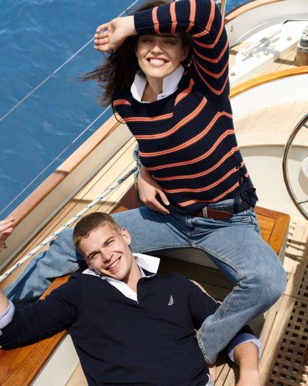 Emily DiDonato, Anais Mali Make An Escape in Nautica Fall 2019 Campaign Soaking up the sun, Nautica unveils fall-winter 2019 campaign