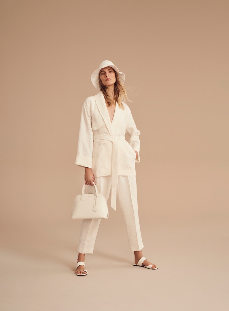 Vanessa Axente suits up in Oroton spring-summer 2019 campaign