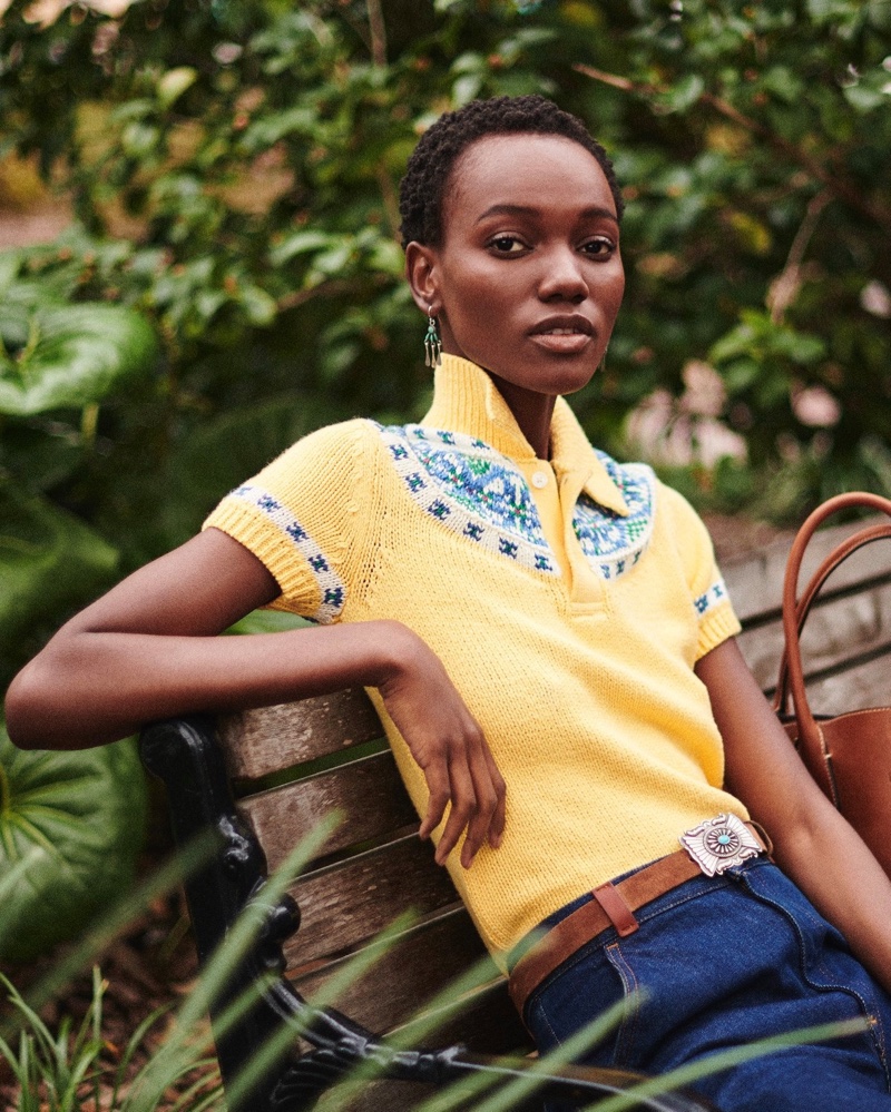 Herieth Paul appears in Polo Ralph Lauren pre-fall 2019 campaign