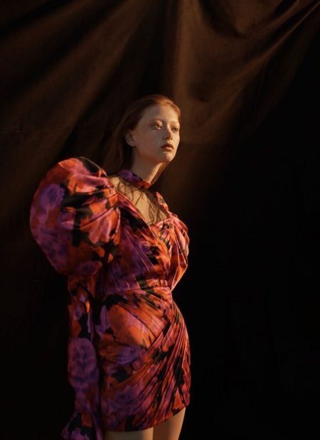 Sara Grace Wallerstedt Models Statement Looks for Vogue Russia Sara Grace Wallerstedt Models Statement Looks for Vogue Russia