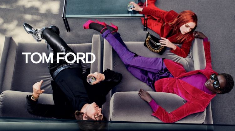 Mariacarla Boscono, Anok Yai Go Luxe in Tom Ford Fall 2019 Campaign