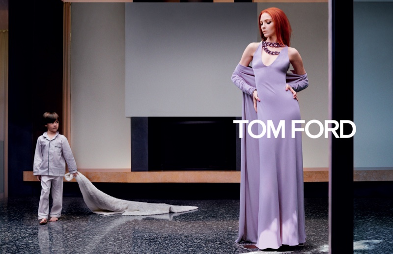 Mariacarla Boscono stars in Tom Ford fall-winter 2019 campaign