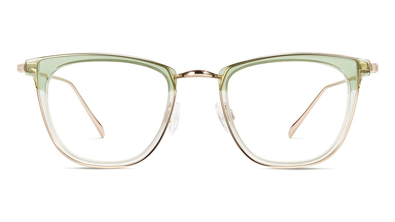 Warby Parker Devon Glasses in Layered Aloe Crystal with Riesling $145