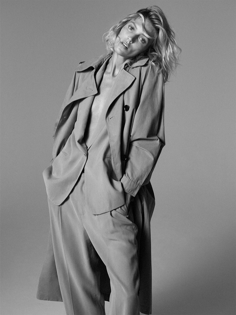 Zara Oversized Trench Coat, Buttoned Blazer and Pleated Pants
