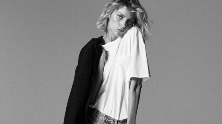 Anja Rubik Wears Zara’s Minimal Autumn Looks