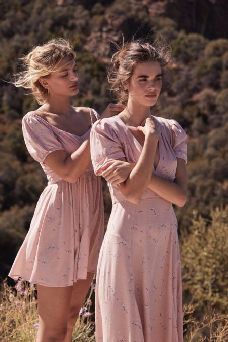 Zoi & Bregje Model Auguste The Label's 'Bonnie' Collection Trevor King photographs Auguste The Label Bonnie campaign