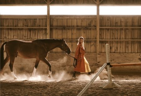 Bella Hadid Poses in Equestrian Styles for V Magazine