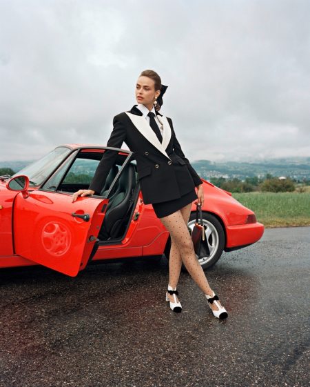 Birgit Kos Wears Ladylike Looks for Interview Magazine Birgit Kos Wears Ladylike Looks for Interview Magazine