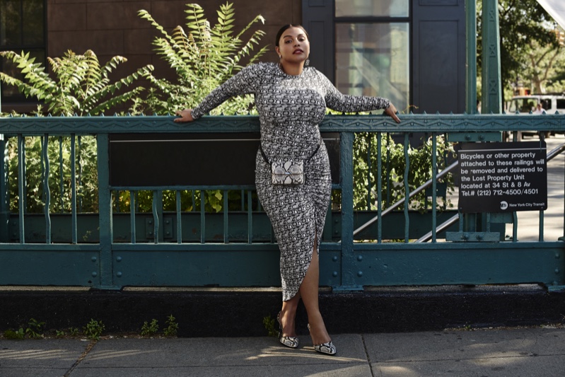 Paloma Elsesser appears in Bloomingdale's Mix Masters fall 2019 campaign