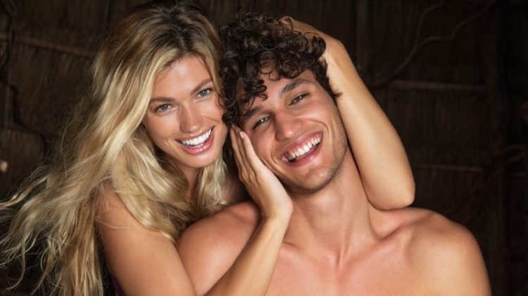 Maggie Rawlins Hits the Beach for Bruno Banani Swim Campaign