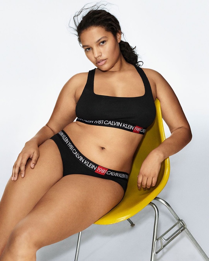 Hayley Foster fronts Calvin Klein Underwear fall-winter 2019 campaign