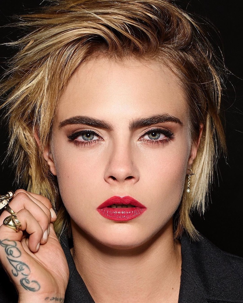 Cara Delevingne Dior Makeup Beauty Photos 2019 | Fashion Gone Rogue