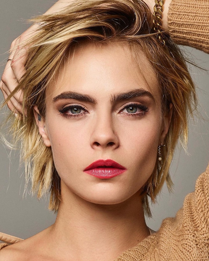 Cara Delevingne Dior Makeup Beauty Photos 2019