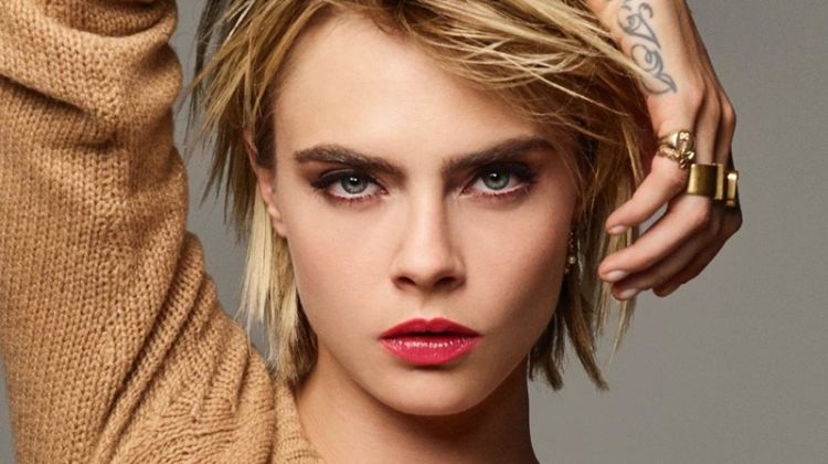 Cara Delevingne Gets Her Closeup in Dior Makeup Shoot