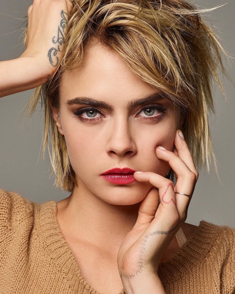 Cara Delevingne Dior Makeup Beauty Photos 2019 | Fashion Gone Rogue