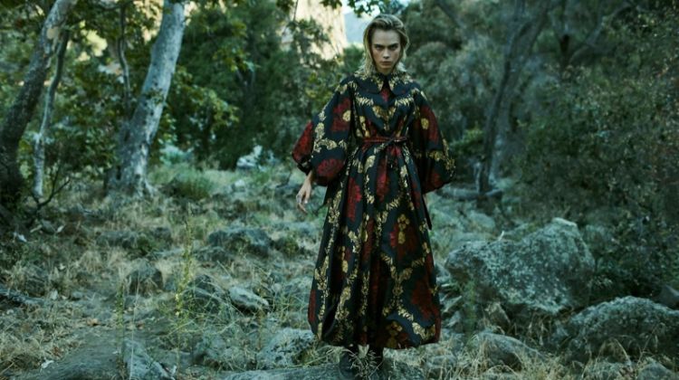 Cara Delevingne Goes Into The Woods for PORTER Edit