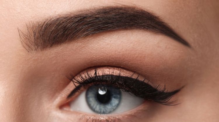 Microblading, The Secret Of Perfect Eyebrows Closeup Eyebrows Winged Eyeliner