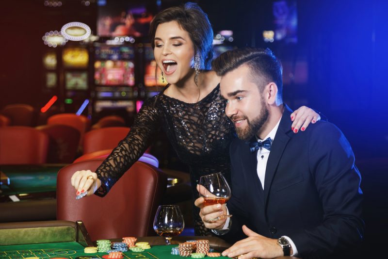 Couple Gambling