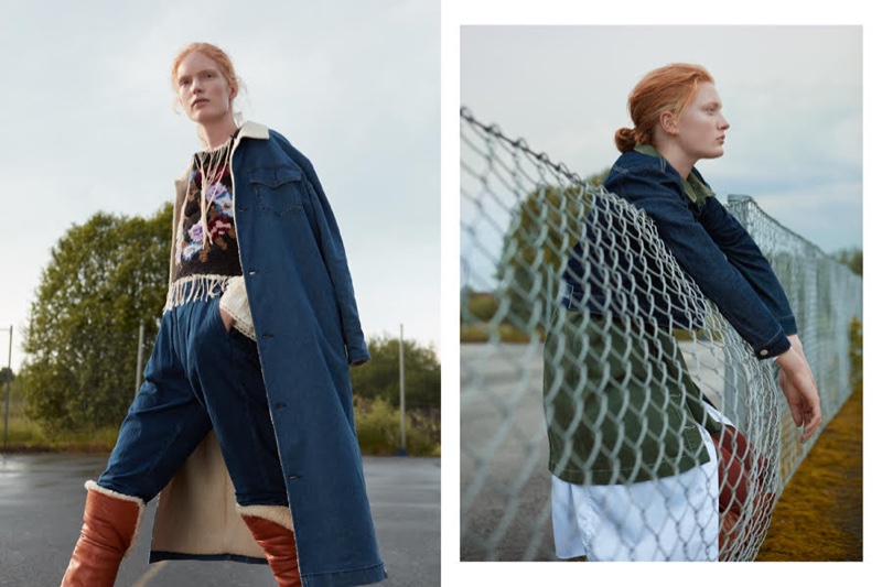 Anniek Kortleve & Alderney Street Double Up in Denim for ELLE Sweden