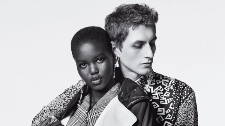 Adut Akech and Henry Kitcher star in Givenchy Winter of Eden fall-winter 2019 campaign