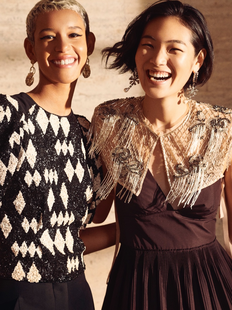 Dilone and Chiharu Okunugi appear in H&M Conscious Exclusive fall-winter 2019 campaign