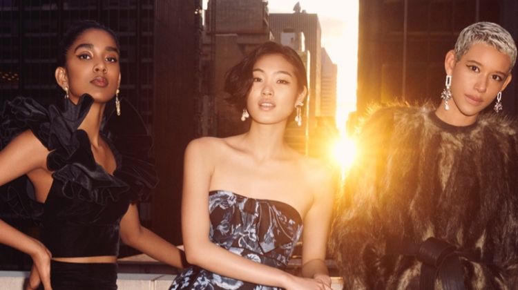 Naomi Janumala, Chiharu Okunugi and Dilone star in H&M Conscious Exclusive fall-winter 2019 campaign