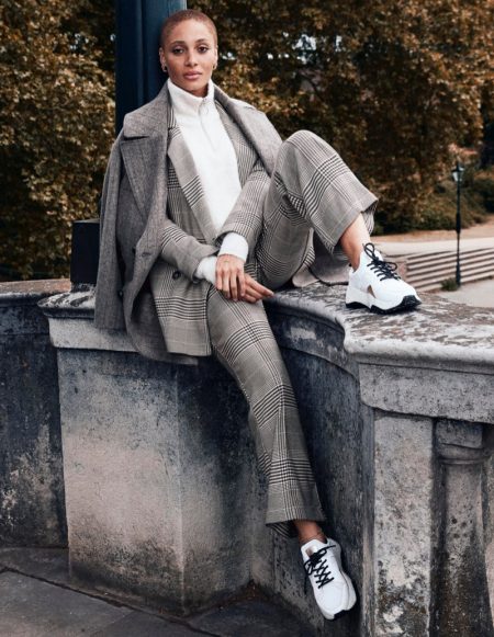 Adwoa Aboah Relaxes in H&M Conscious Fall 2019 Campaign Model Adwoa Aboah fronts H&M Conscious fall-winter 2019 campaign