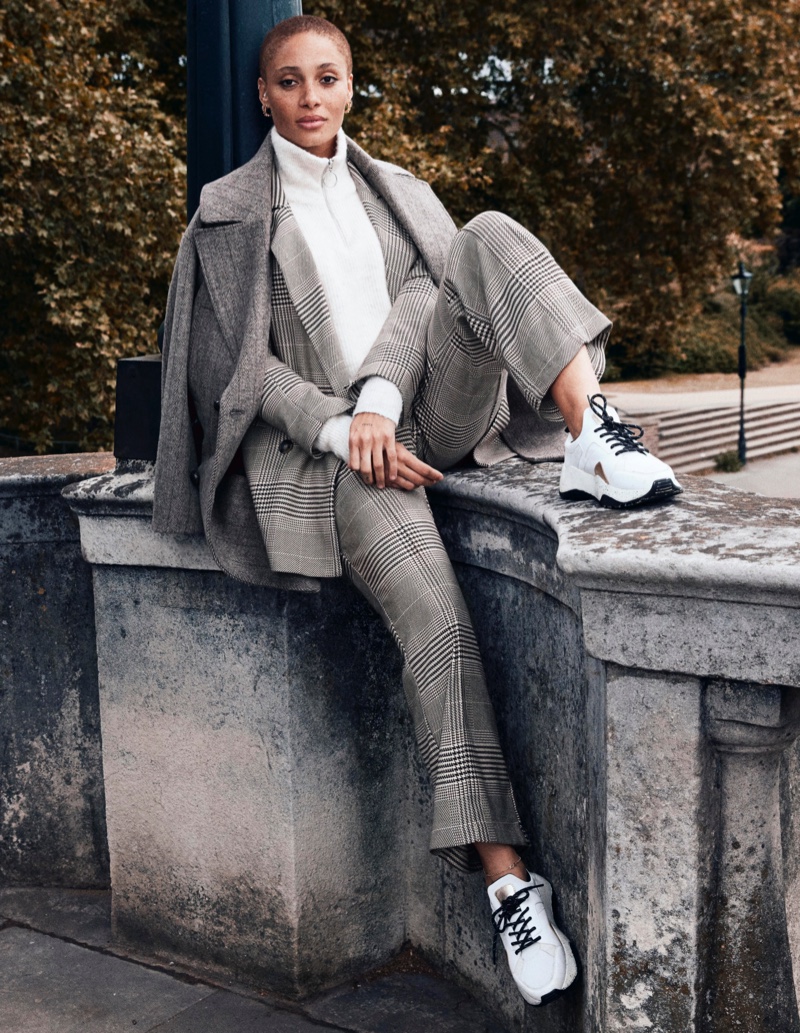 Model Adwoa Aboah fronts H&M Conscious fall-winter 2019 campaign