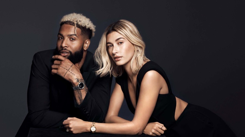 Odell Beckham Jr. and Hailey Baldwin front Daniel Wellington Iconic Link campaign