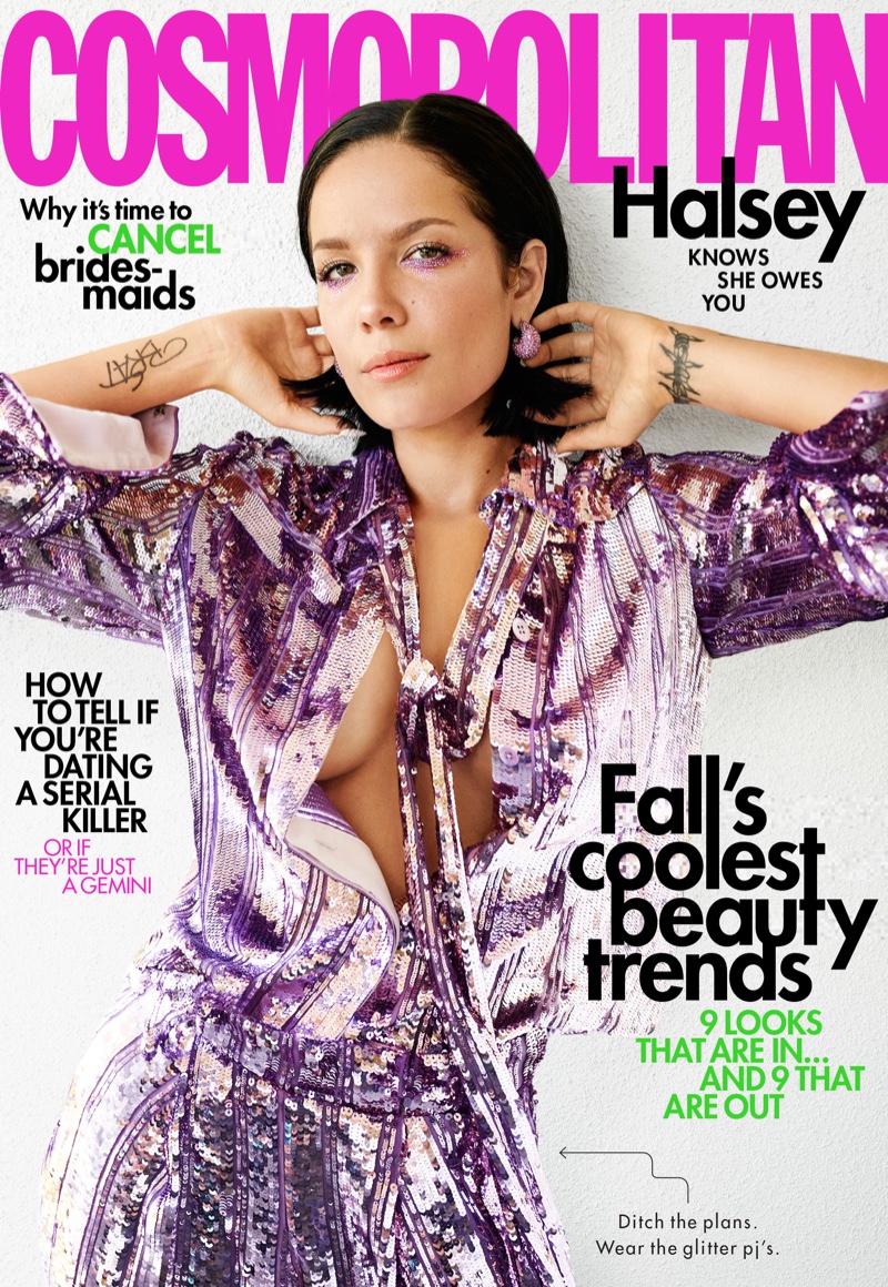 Halsey on Cosmopolitan October 2019 Cover