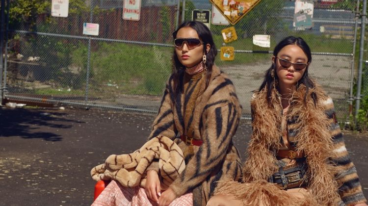 Chloe Tang & Luping Wang Model Fall Outerwear for InStyle Germany