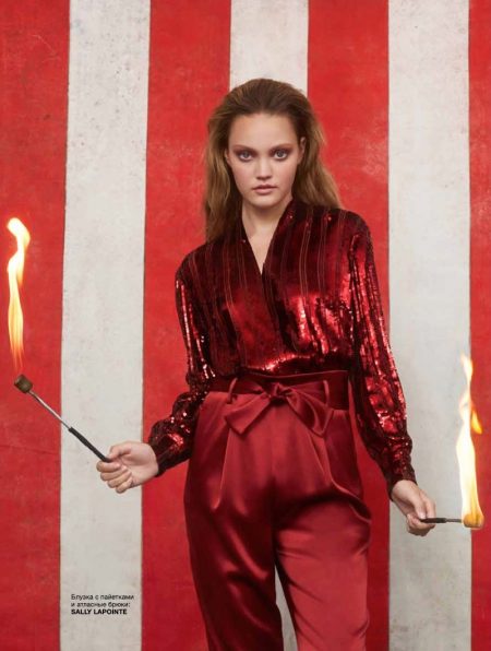 Jessica Whitlow Takes On Circus Fashion for Numero Russia Jessica Whitlow Takes On Circus Fashion for Numero Russia