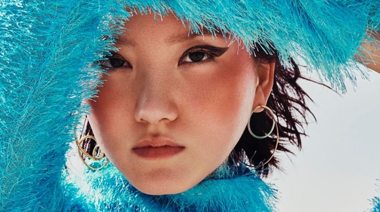 Joony Kim Models Sustainable Style for Glamour UK